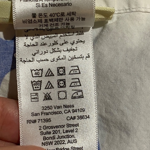 Pottery Barn Kids Sharks FULL FLAT Sheet 100% Organic Cotton 90 X 96 Breathable - Picture 6 of 7